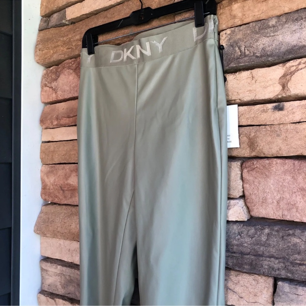 DKNY leatherette pants
